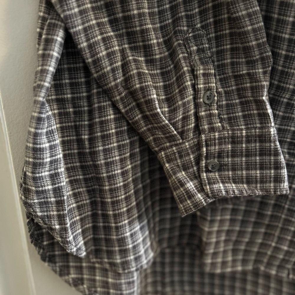 American Eagle Plaid Flannel - Picture 5 of 7